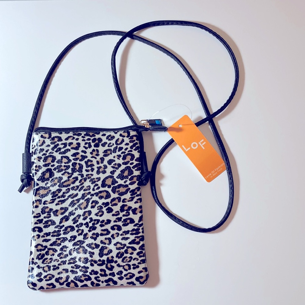 Boutique leopard cross body